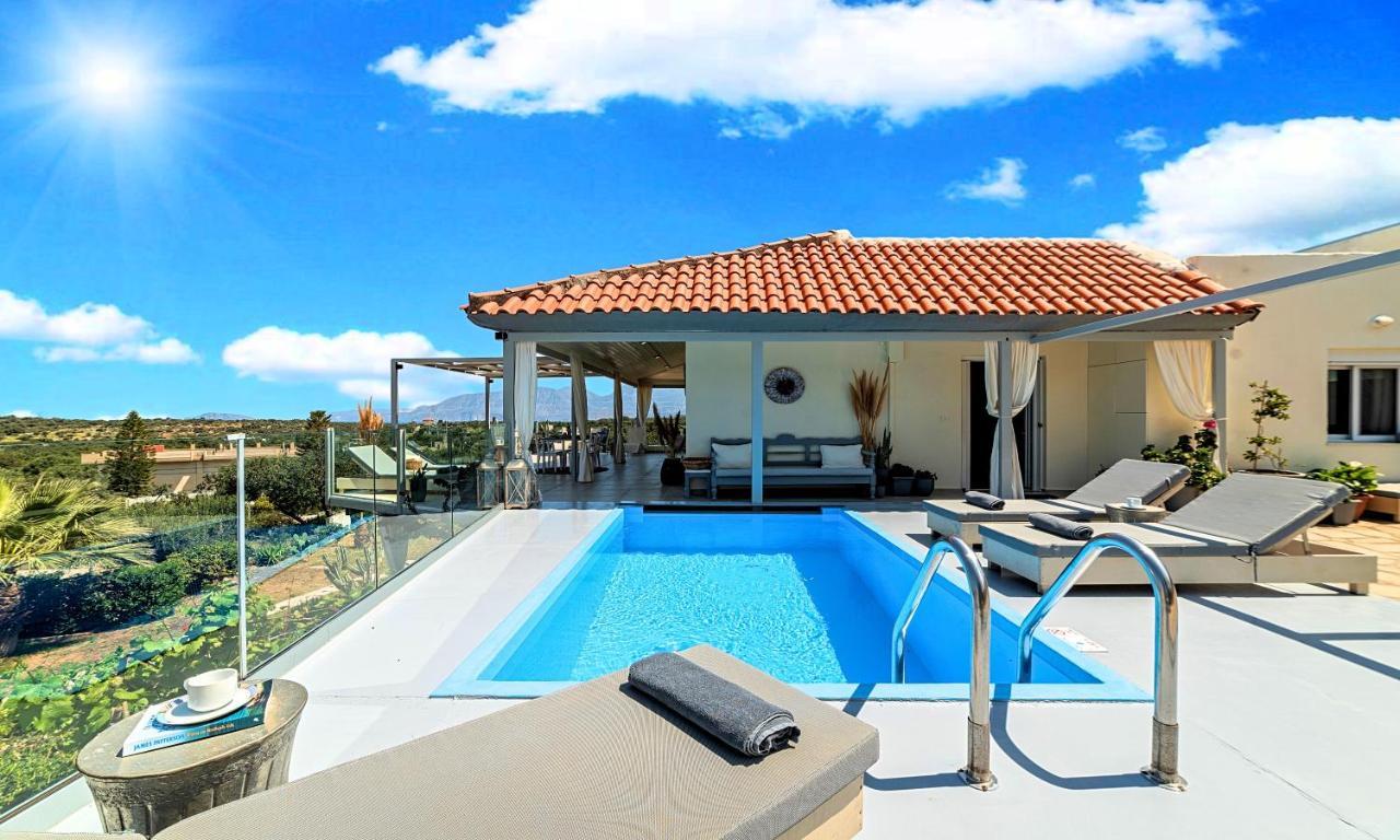 Olive Green Villa Heated Pool Ágios Nikolaos Exterior foto