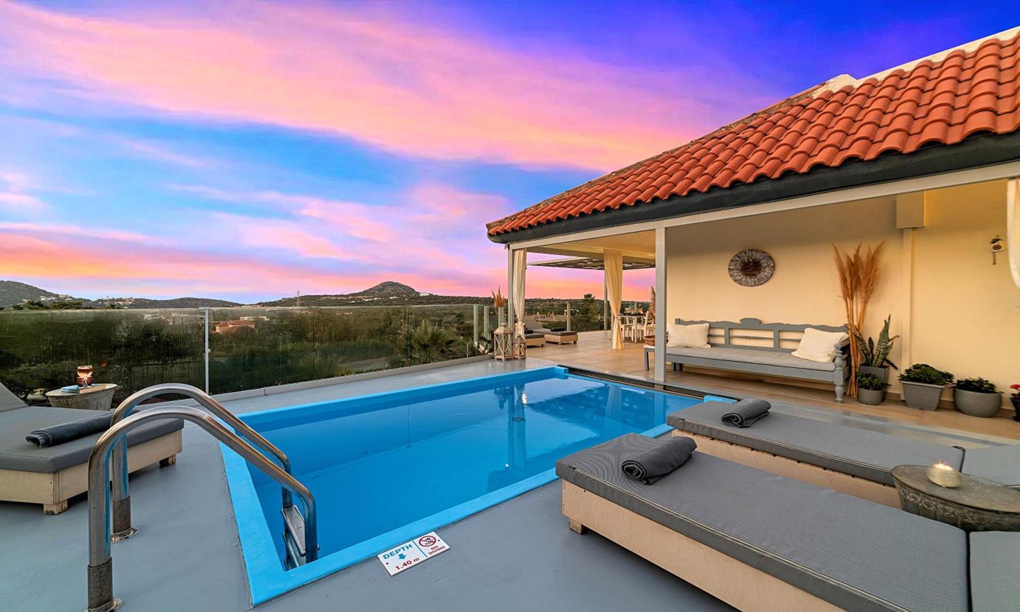 Olive Green Villa Heated Pool Ágios Nikolaos Exterior foto